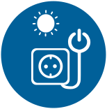 Abschaltbare Außensteckdose